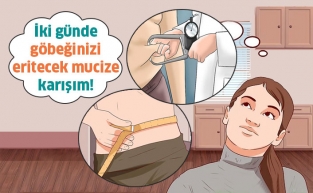 İki günde göbeğinizi eritecek mucize karışım!
