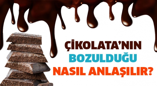 Çikolatanın bozulduğu nasıl anlaşılır?